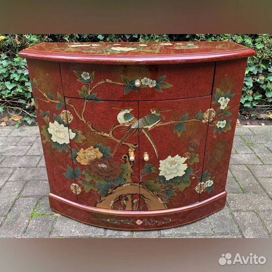Комод. тумба в стиле шинуазри. Винтаж