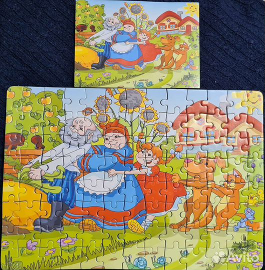 Пазлы мягкие 104 шт