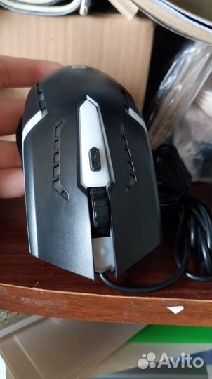 Игровая мышь проводная для пк и компьютера