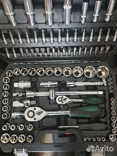 Набор инструментов 108 придметов головки ключи