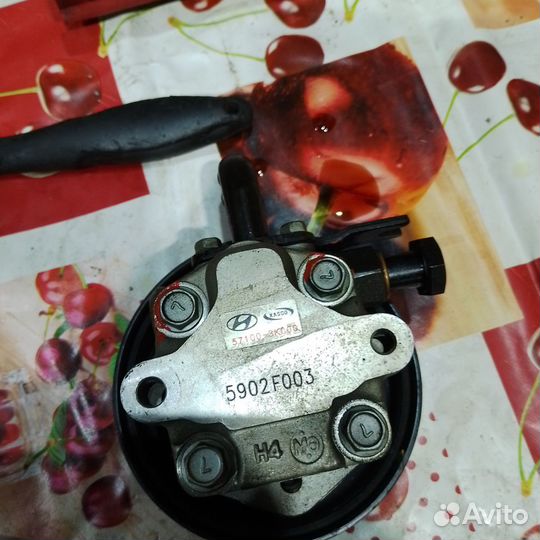 Насос гидроусилителя Hyundai sonata NF