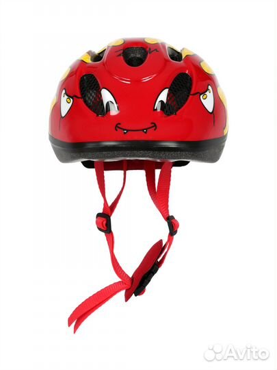 Велошлем oxford Little Devil, (50-56см) (красно-же
