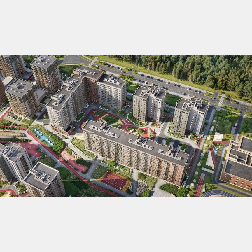 2-к. квартира, 57,7 м², 8/12 эт.