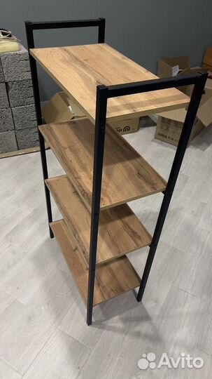 Этажерка металл/дерево