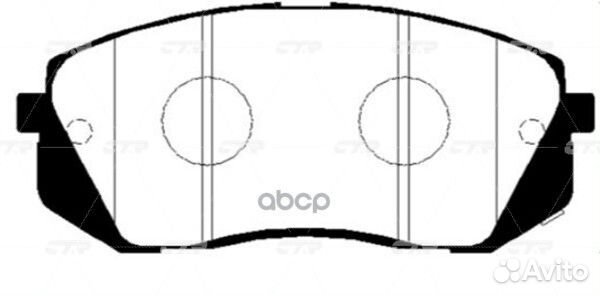 Колодки торм.пер. (старый арт. ckkk-41) KIA Car