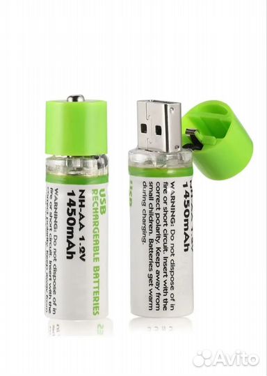 Аккумуляторные батарейки USB