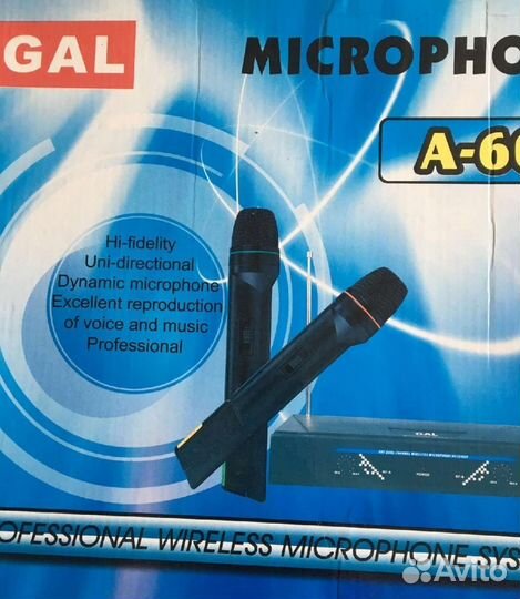GAL A60 professional wireless microphone system