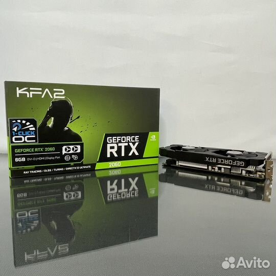 Видеокарта RTX 2060 6Gb KFA2 1 Click