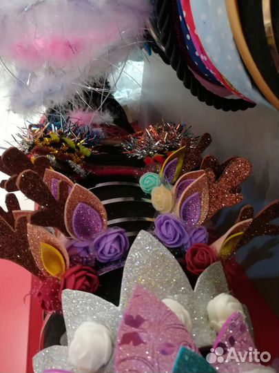 Ободок для волос ручной работы