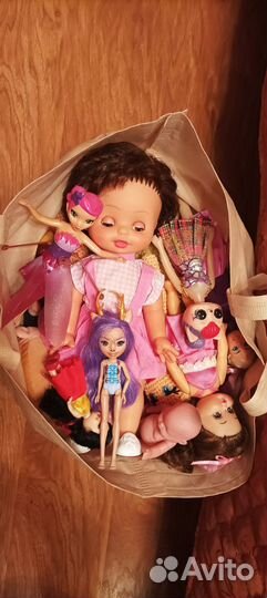 Куклы и игрушки для девочки пакетом