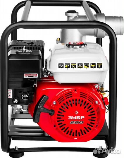 Мотопомпа бензиновая, зубр мпг-1000-80 грязная вод