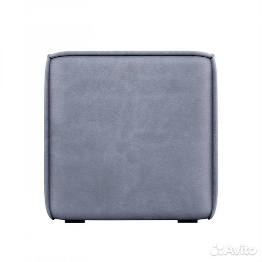 Пуф квадратный серый