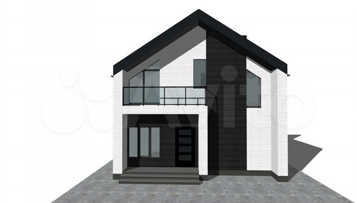 Дом 131,1 м² на участке 10 сот.