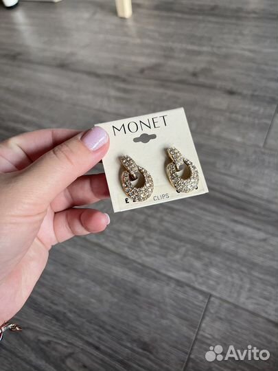 Monet, винтаж, клипсы
