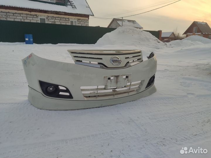 Передний бампер nissan note e11 рестайлинг