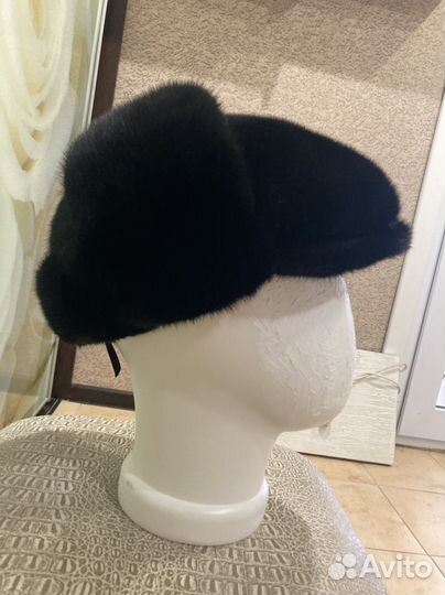 Норковая шапка мужская