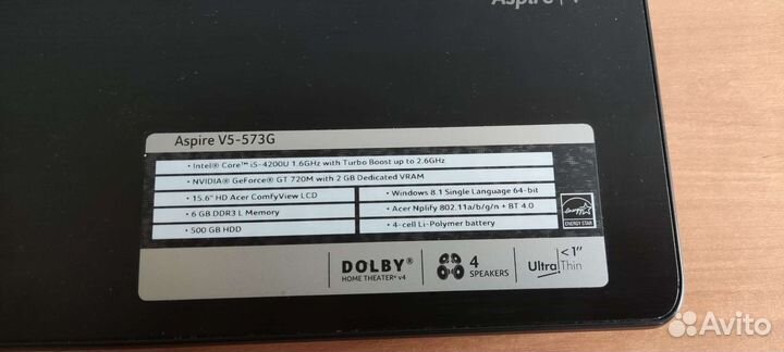 Acer aspire v5 573g