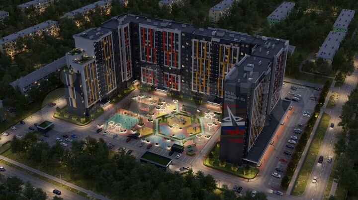 2-к. квартира, 74,5 м², 15/16 эт.