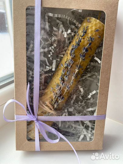 Свечи из вощины с травами