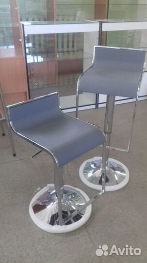 Стул барный хром/пластик новый Арт.8021