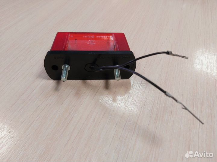 Фонарь подсветки номера прицепа ес10.02 красный, б