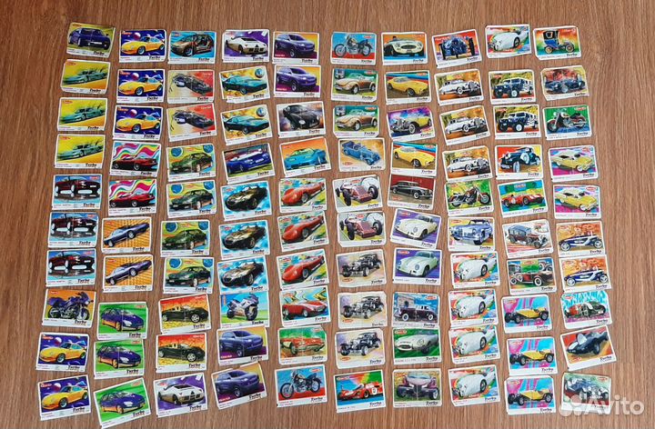 Вкладыши от жвачки turbo