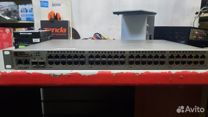 Коммутатор Telco Systems T5C-48T 1U Rack 10/100/1