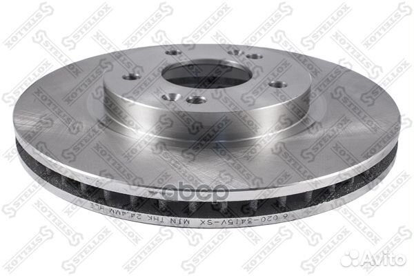 Диск тормозной передний Stellox 6020-3415V-SX 6