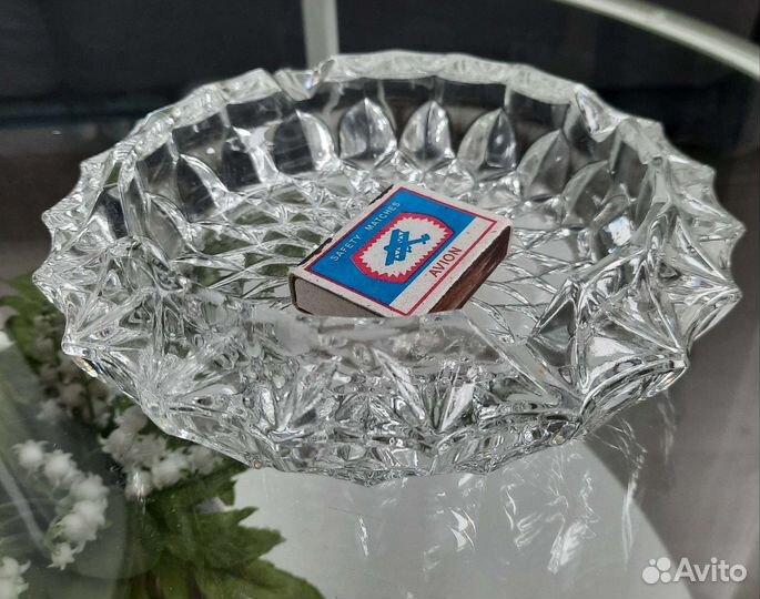Пепельница хрустальная СССР