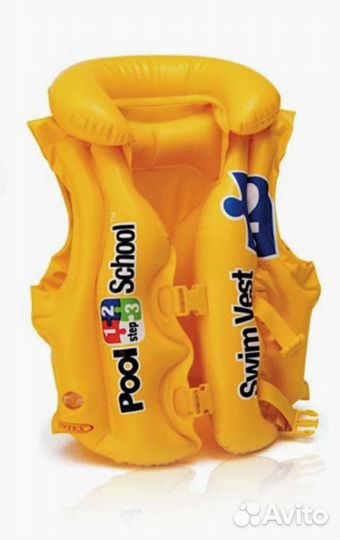 Жилет для плавания Intex 58660, желтый