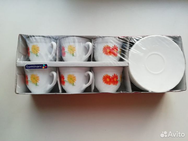 Сервиз чайный новый luminarc