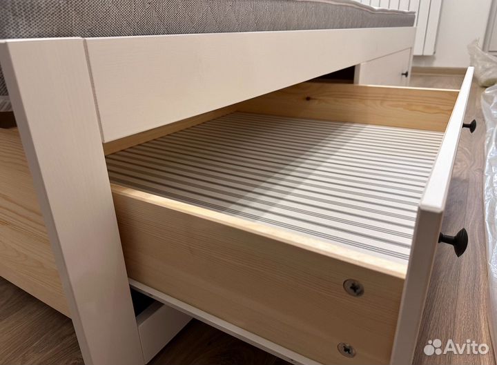 Улучшенная раздвидная кровать IKEA hemnes хемнес