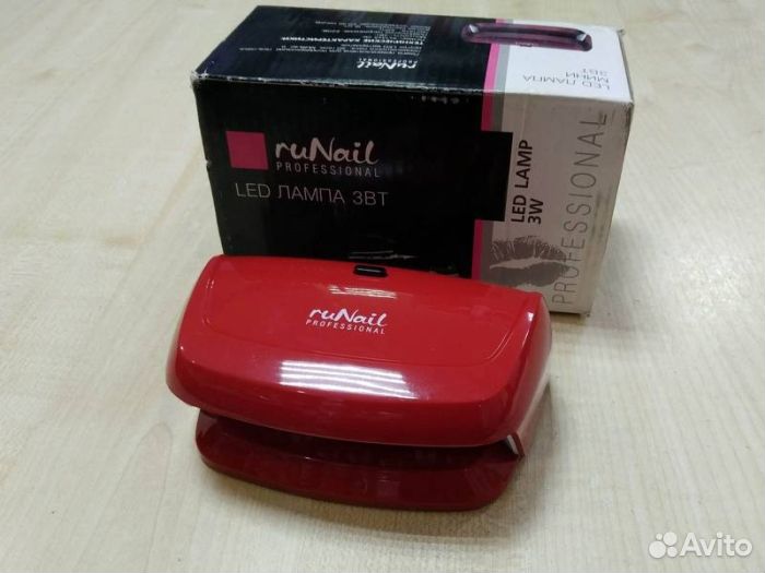 Лампа для полимеризации гель-лака LED RuNail 3 Ва
