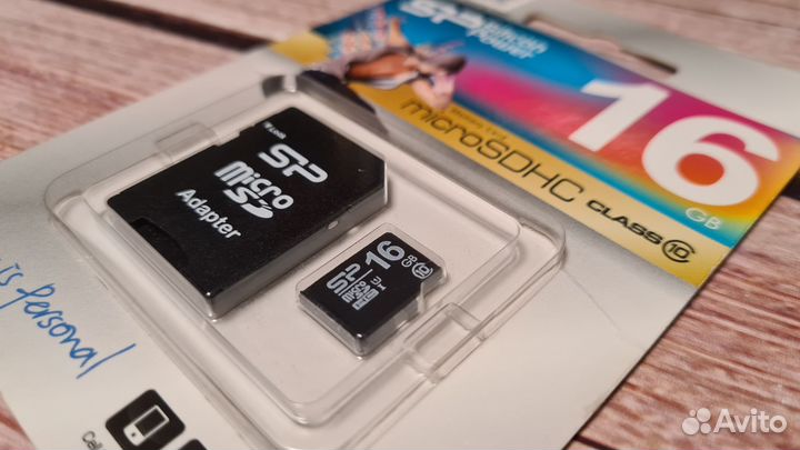 Карта памяти microsdhc UHS-I U1, 16GB, Class 10
