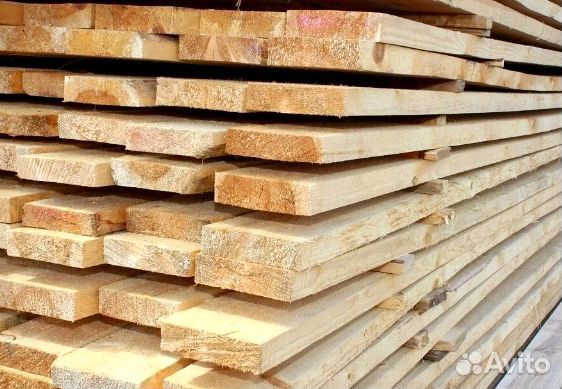 Доска обрезная без посредников 25х150х6000