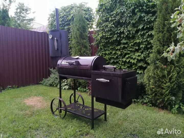 Мангал гриль коптильня смокер 