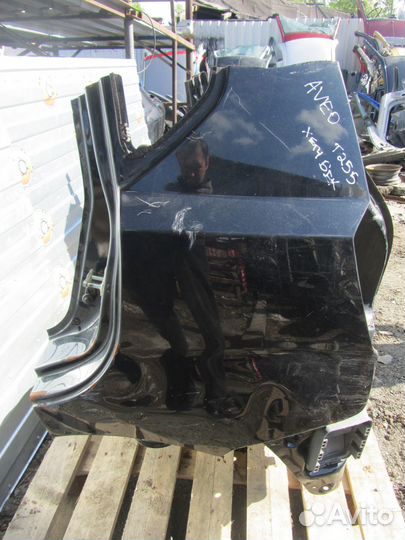 Панель задняя (ниша багажника) Aveo T255 хетчбек