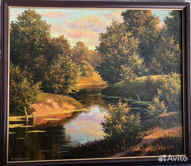 Картина на дереве Ю.Мацкевича