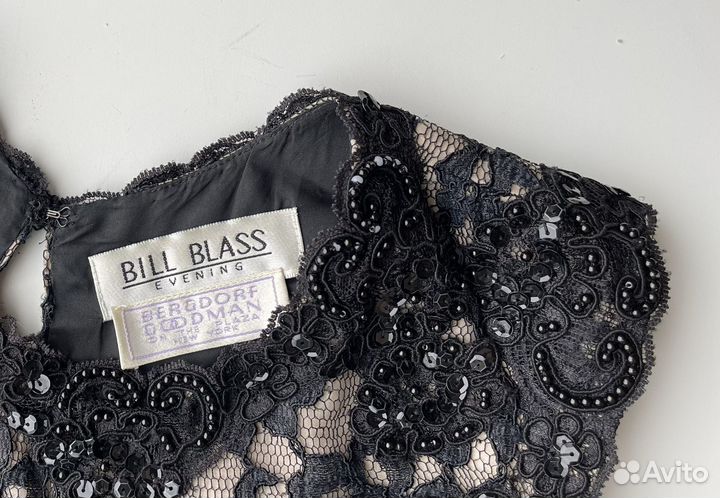 Вечернее платье, Bill Blass, винтаж, 46 размер