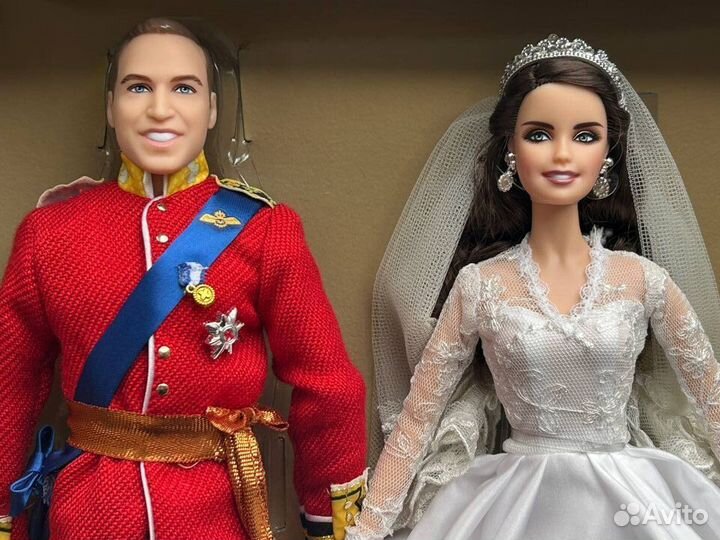 Barbie William & Catherine Royal Wedding 2011 nrfb