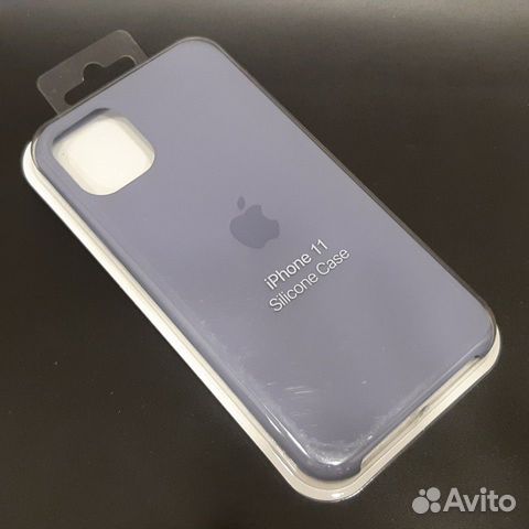 Силиконовый чехол на iPhone 11 сиреневый