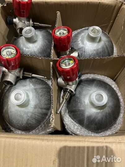 Безосколочные баллоны вд 6.8л аlsаfе новые