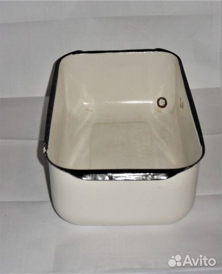Винтажный эмалированный ящик лоток под фрукты СССР