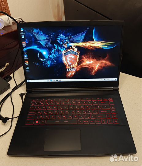 MSI GF63 (i7-11800H/16Gb/RTX 3050)