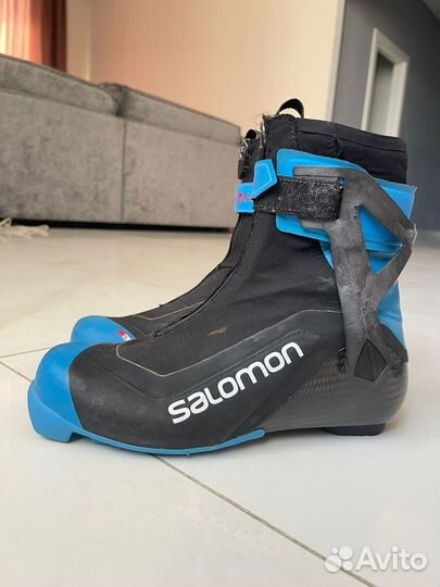 Лыжные ботинки salomon коньковые