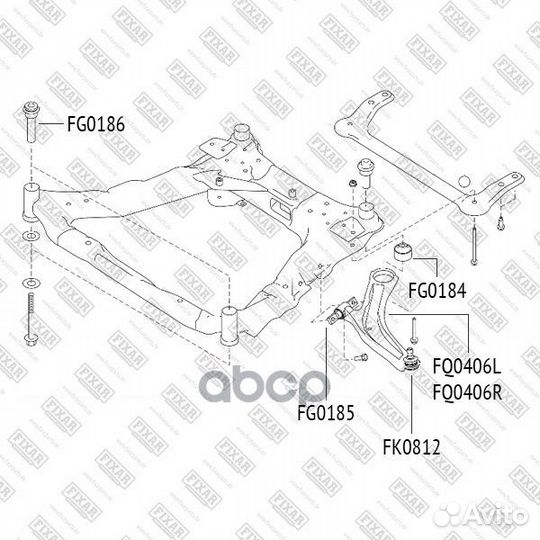 Опора шаровая Nissan Teana/Murano/Qashqai 03