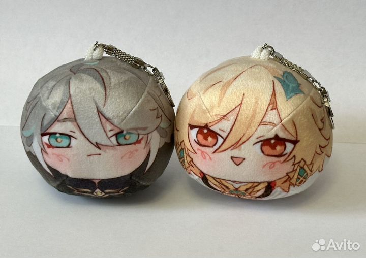 Мягкие брелки Геншин Импакт Кавех и Аль-Хайтам