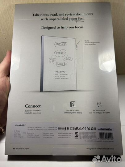 Планшет с имитацией бумаги Remarkable 2
