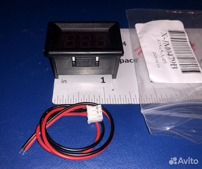 Цифровой мини-Вольтметр 0,36 дюйма Цвет: 3.7-32V G