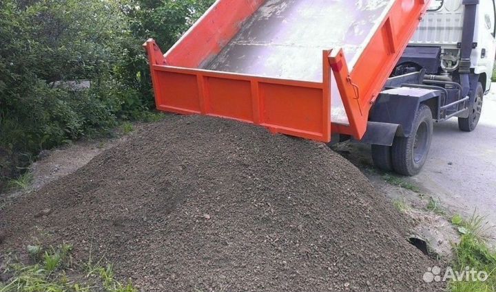 Отсев гранитный фр.0-5 от 3-х кубов доставка